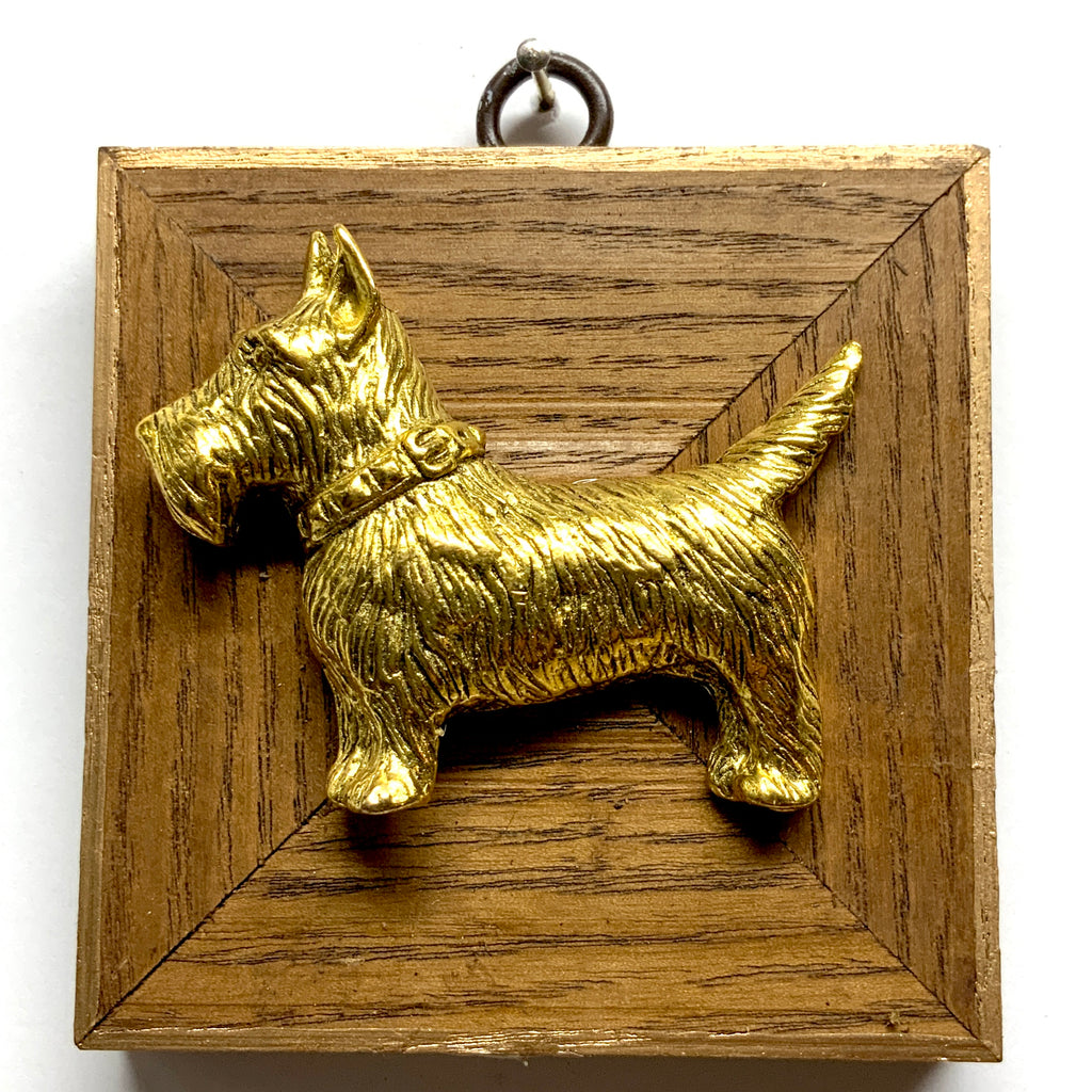 Wooden Frame with Terrier (3.5