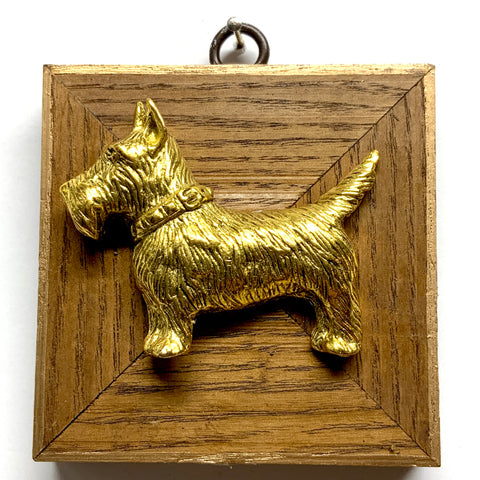 Wooden Frame with Terrier (3.5