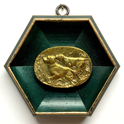Painted Frame with Sporting Dogs (4.75