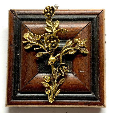 Wooden Frame with Rose Cross (3