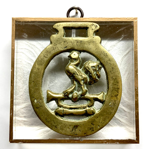 Acrylic Frame with Horse Brass / Slight Imperfections (4