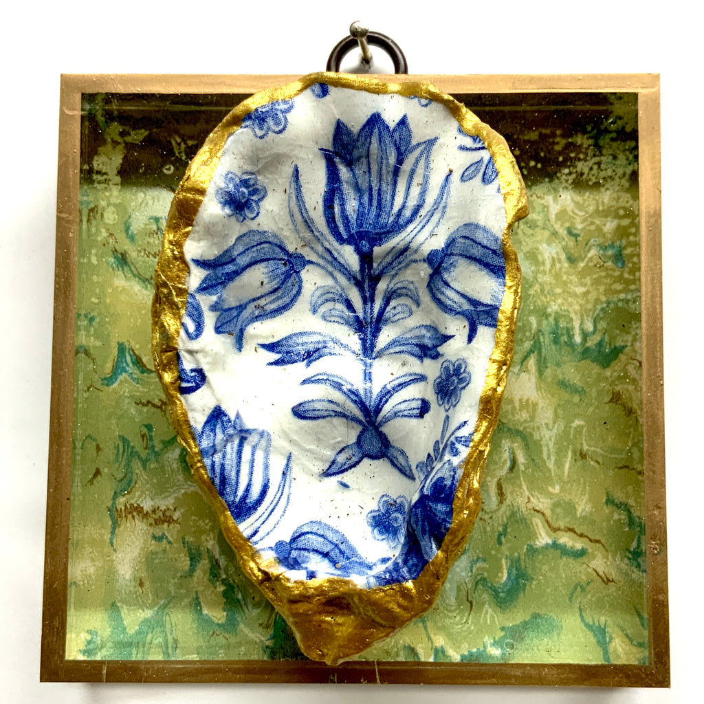 Acrylic Frame with Oyster Shell / Slight Imperfections (4