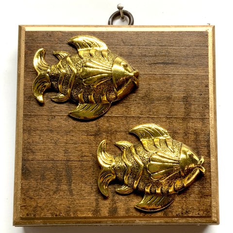 Wooden Frame with Fish (4