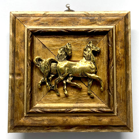 Gilt Frame with Horses (3.75