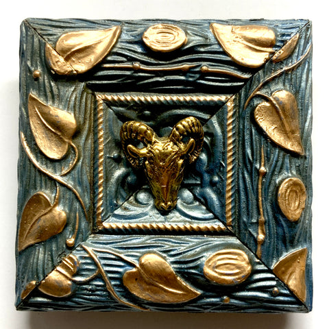 Painted Frame with Ram (4.25