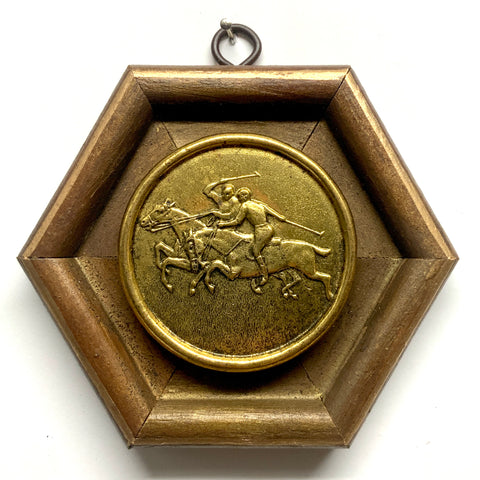 Wooden Frame with Polo Coin (5