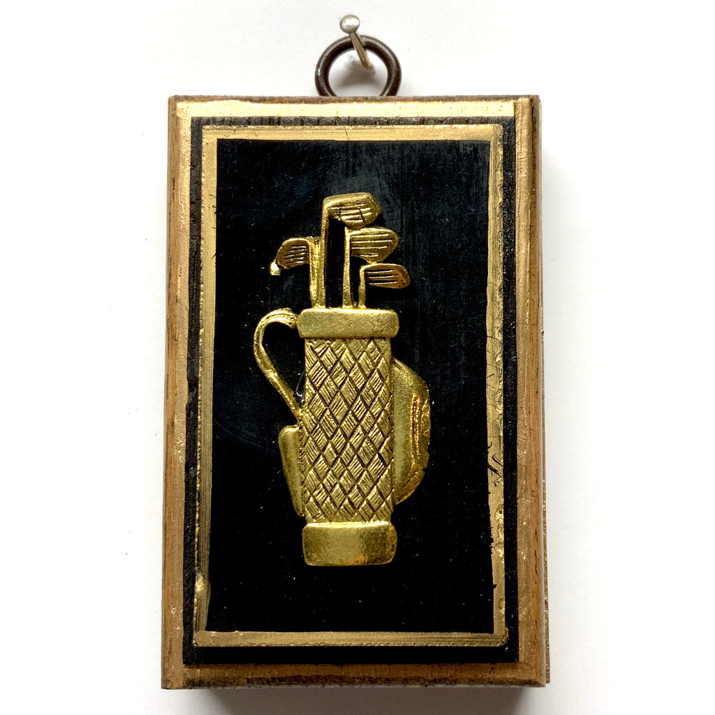 Bourbon Barrel Frame with Golf Bag on Coromandel (2.5