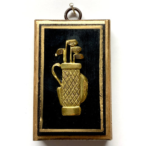 Bourbon Barrel Frame with Golf Bag on Coromandel (2.5