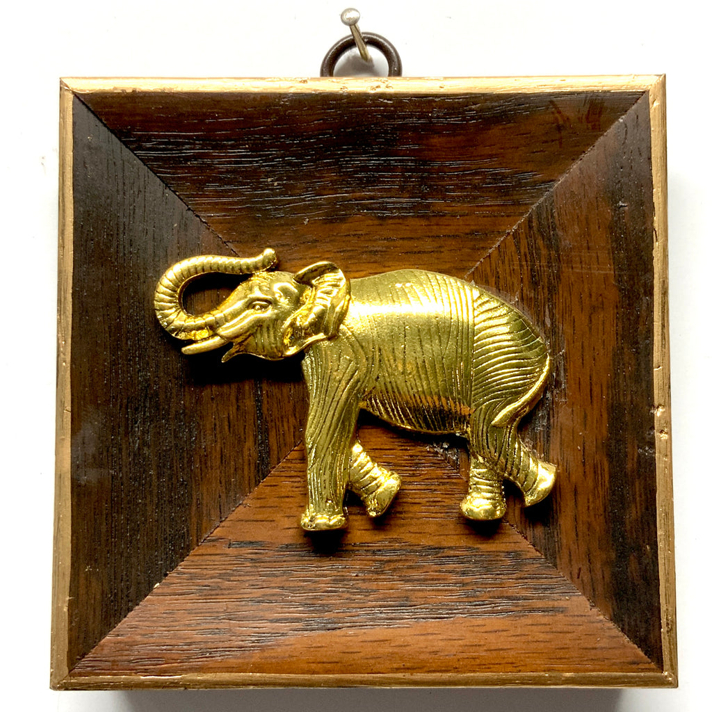 Wooden Frame with Elephant (4