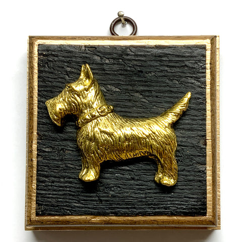 Bourbon Barrel Frame with Terrier (3.75