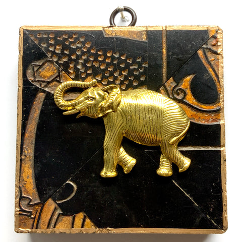 Coromandel Frame with Elephant (4