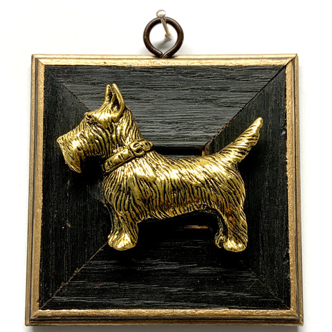 Wooden Frame with Terrier (4