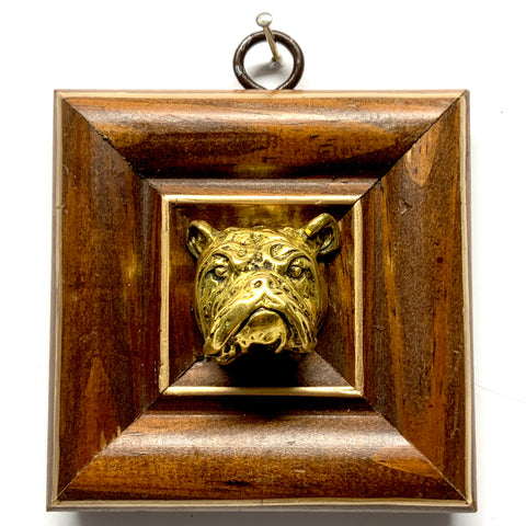 Wooden Frame with Bulldog (3.5