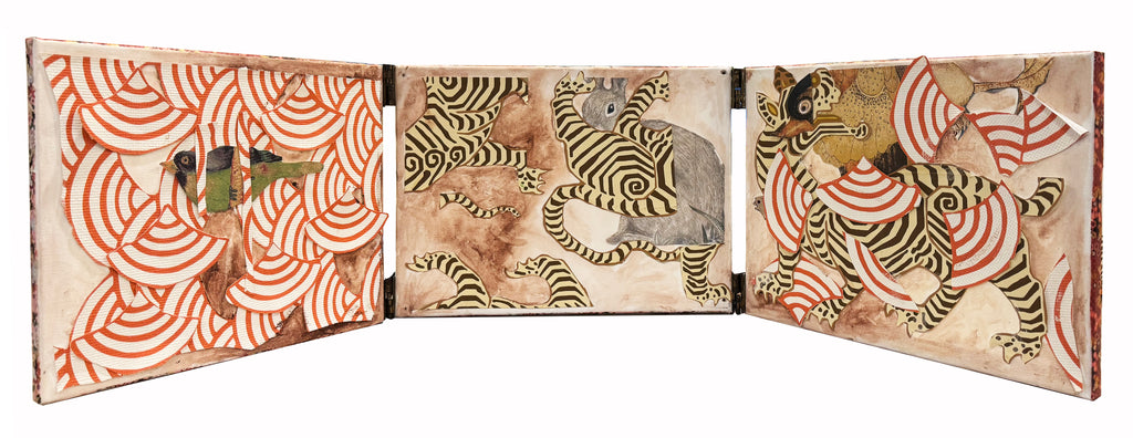 Silent Auction Tryptych #1 by Trace Mayer at KMAC Contemporary Art Museum- Auction Ends Thursday October 22nd