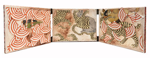 Silent Auction Tryptych #1 by Trace Mayer at KMAC Contemporary Art Museum- Auction Ends Thursday October 22nd