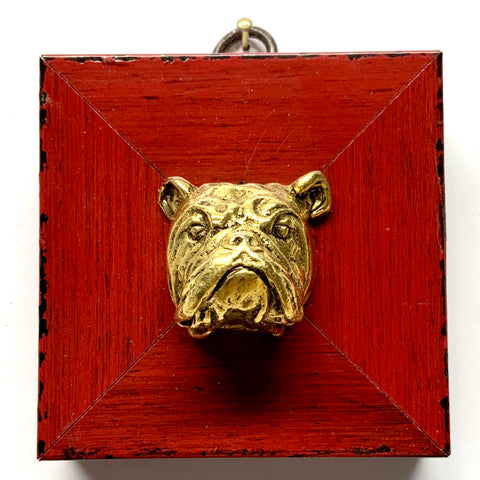 Modern Lacquered Frame with Bulldog (3” wide)