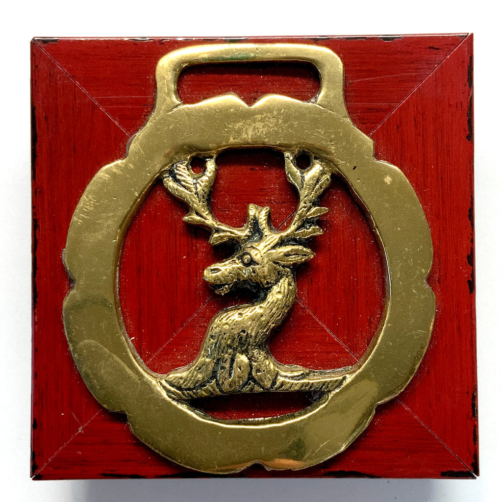 Modern Lacquered Frame with Horse Brass (3” wide)